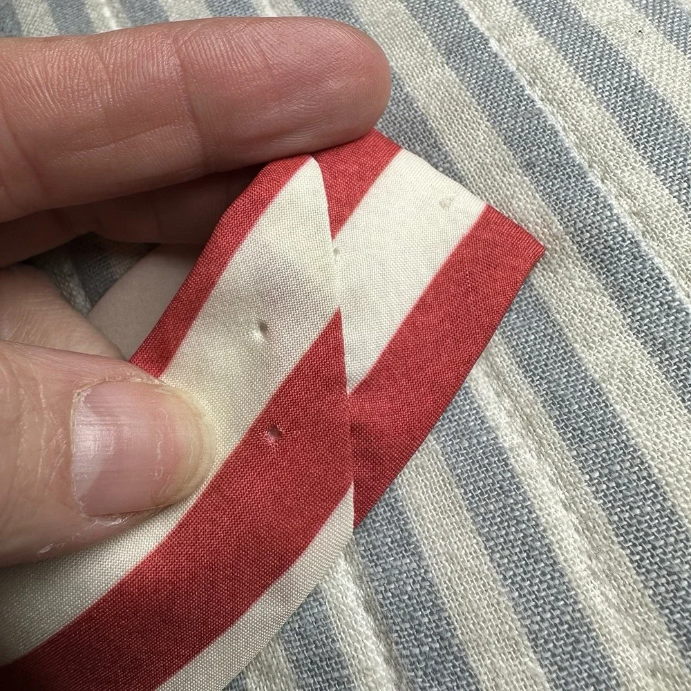 Harley-Davidson Fat‎ Boy Silk Tie USA Flag Ralph Marlin 2000 Made USA READ